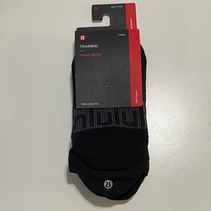 Lululemon - Mens - Power Stride Tab Socks 3 pack - M - NWT